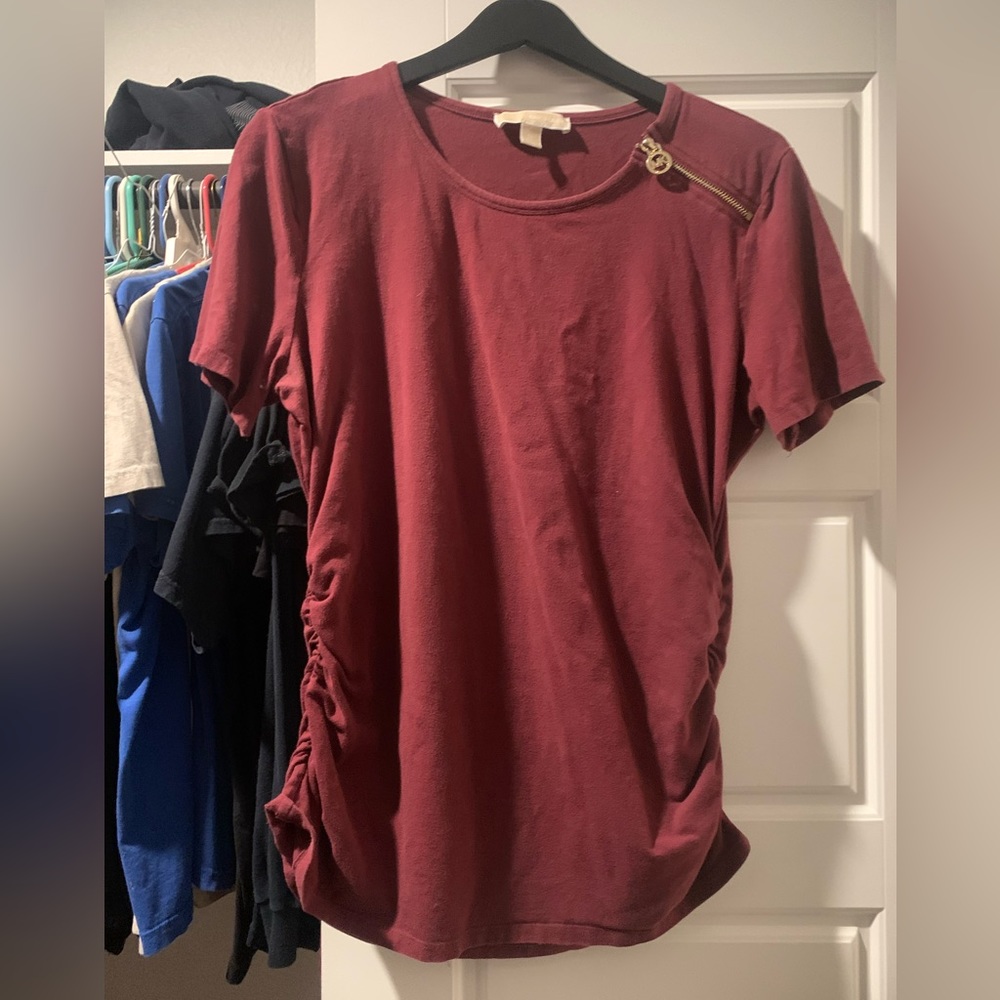 MK maroon top